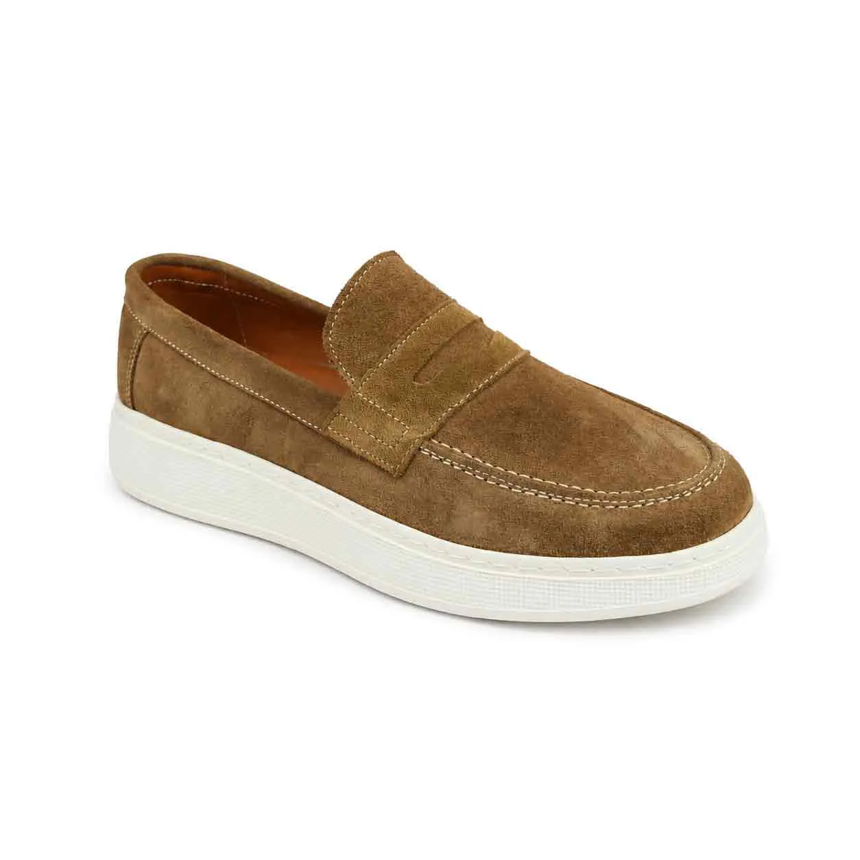 Moccasin pour homme 270 marron  daim    